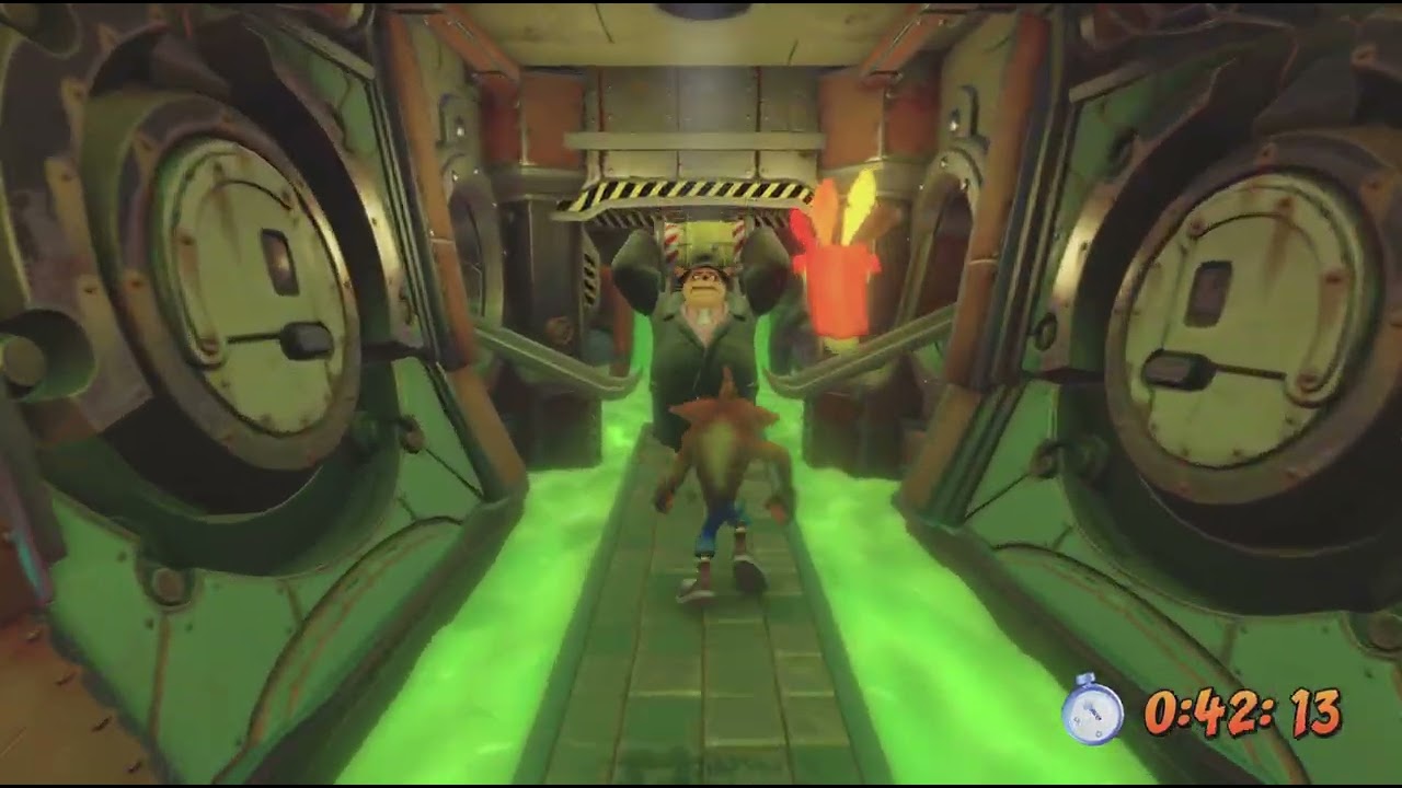 Crash Bandicoot - Toxic Waste - Platinum Time Trial