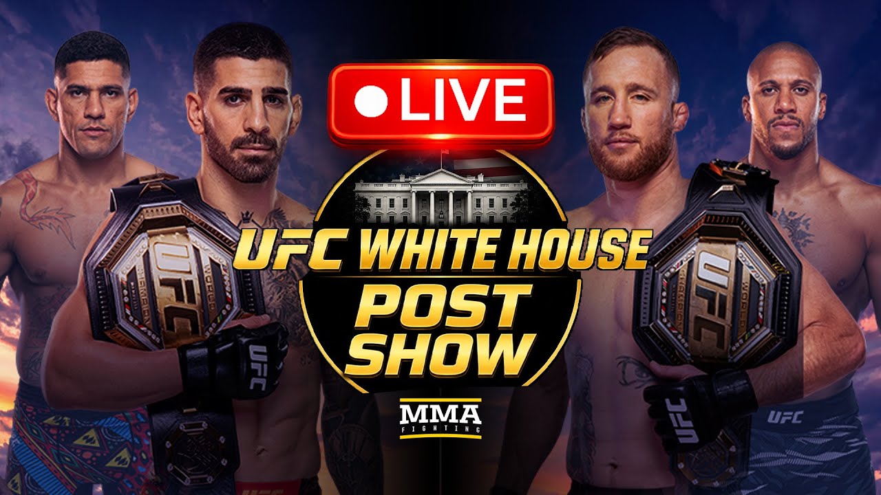UFC White House RESULTS & LIVE REACTION | Topuria vs. Gaethje | MMA Fighting