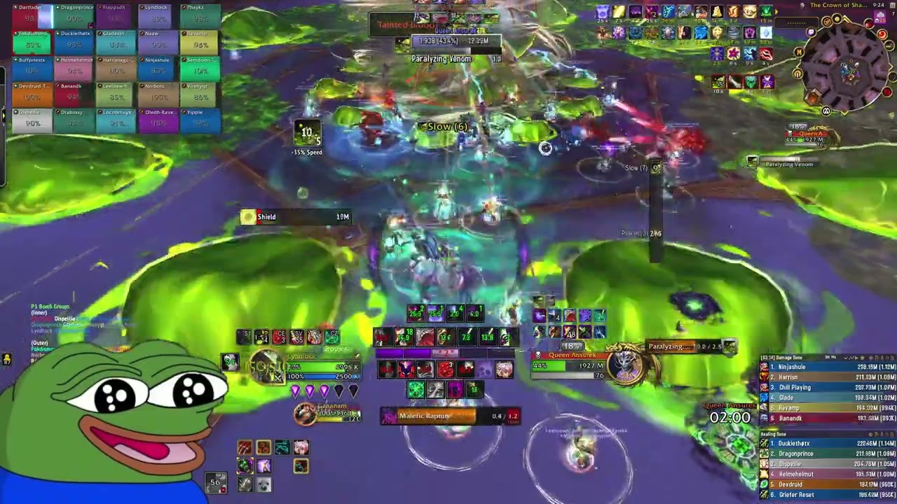 Heroic Queen Ansurek Affliction Warlock Pov