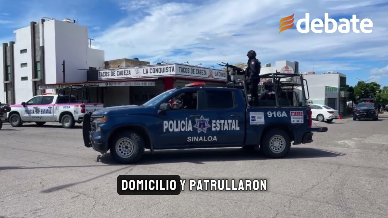 🚨 Ataque armado a policía estatal en Culiacán deja herido
