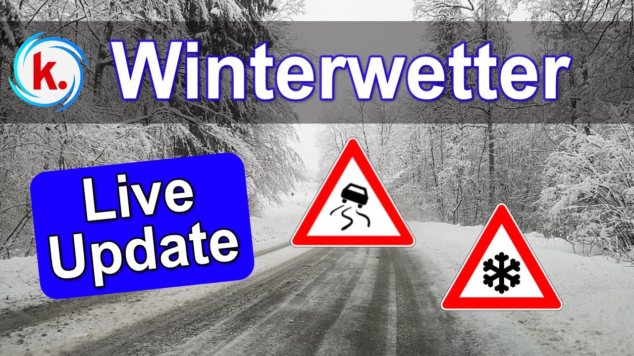 Winterwetter mit Schnee und Eis - Live-Update