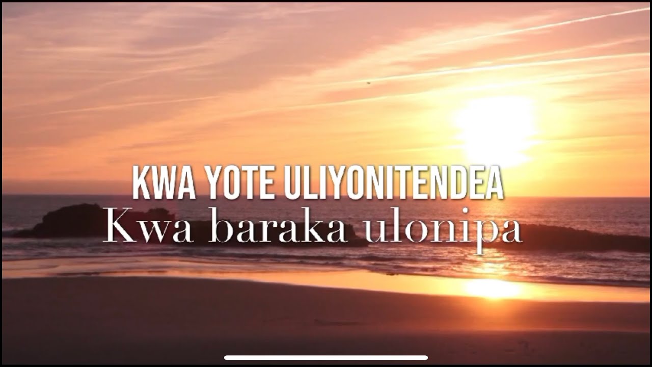 ASANTE by Reuben Kigame and Sifa Voices (official lyric video)