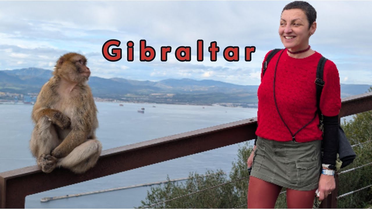 🇪🇸 🇬🇮 Am trecut granița pe jos peste pista aeroportului! | Gibraltar, Tarifa și Los Alcornocales