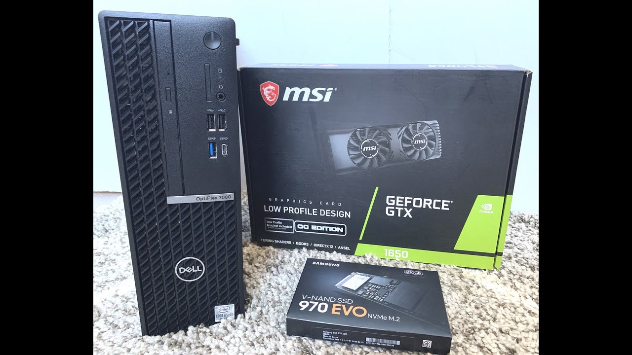 Dell Optiplex 7080 Gaming Upgrade Video Card RAM SSD