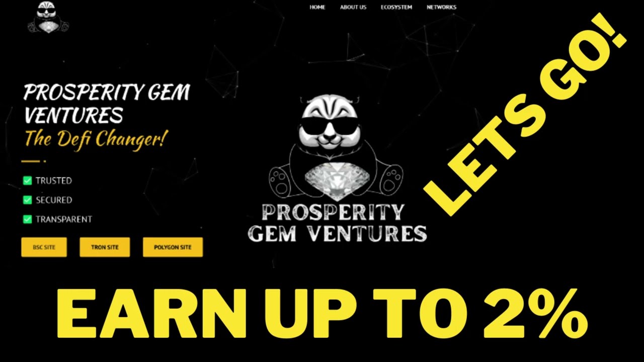 PROSPERITY GEM VENTURES| GEM DEFI #passiveincome #defi #bitcoin #crypto