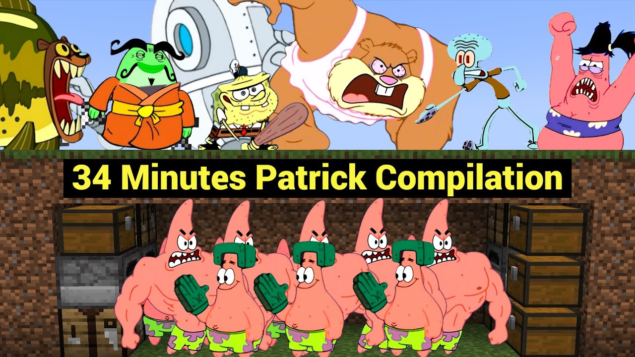 𓇼 Every Time Patrick Wins Minecraft Speedruns | 34 Minutes Mega Compilation + Timecodes