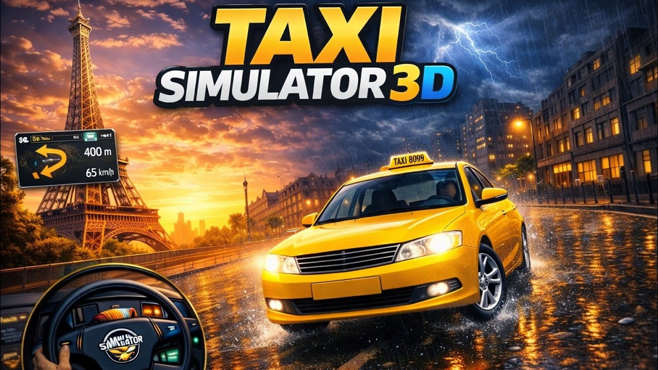 Taxi Simulator Gameplay | Real Taxi Driving Game in City 🚖 | Taxi Wala Game Android Gameplay