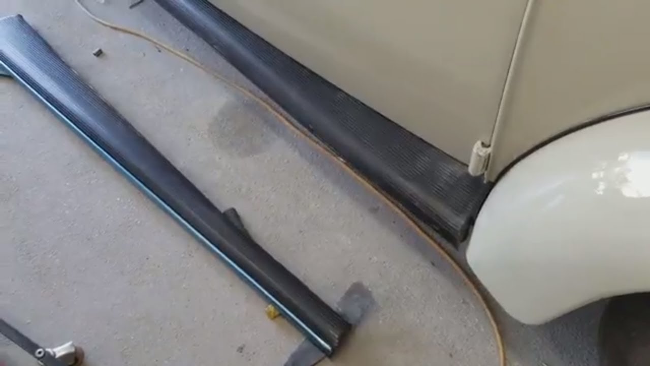 VW Bug cheap running board install