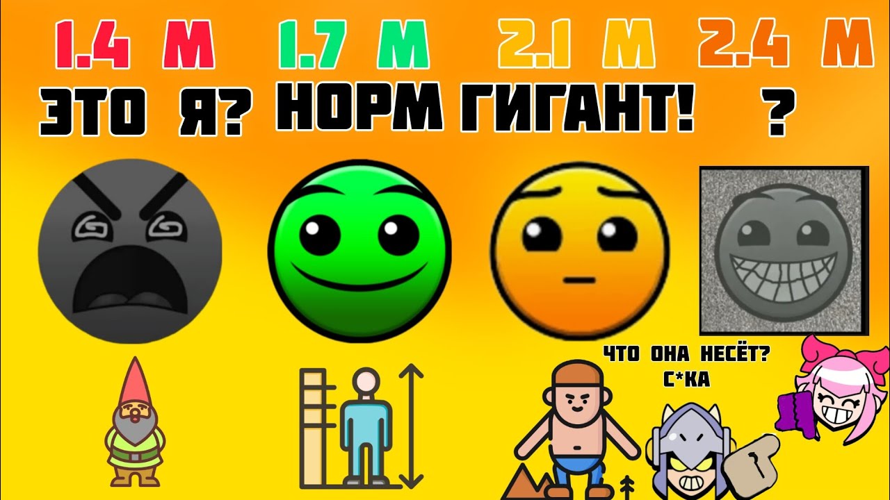 Твой рост : // ГД лица // Мемный помидор