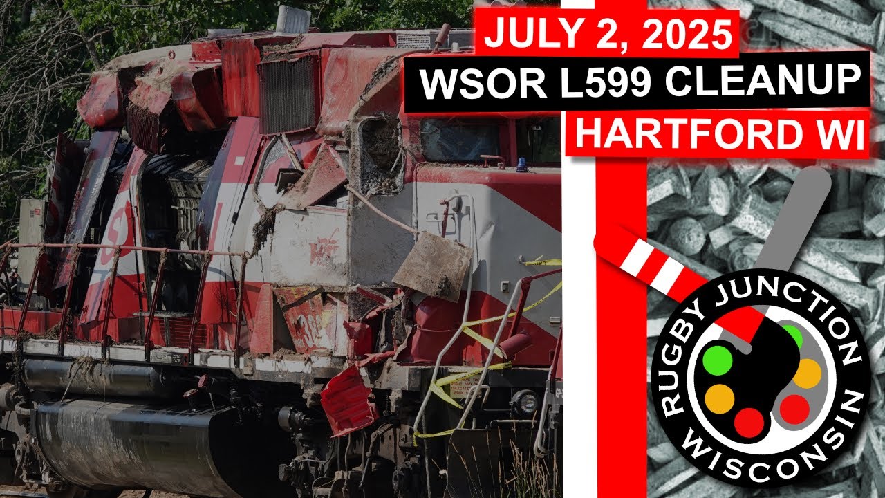 Wisconsin & Southern L599 Cleanup at Hartford WI