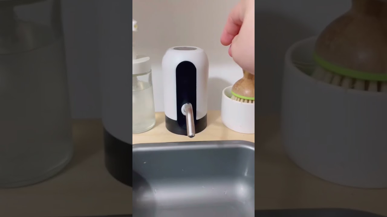 Ikea Play Kitchen Running Water #montessori #functionalkitchen #montessoriathome #montessoritoddler