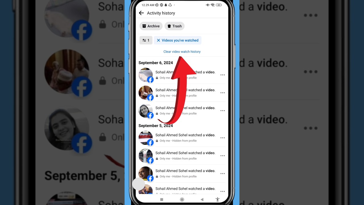 Удалить историю просмотренных видео на Facebook | Очистить историю просмотров на Facebook 2026 #s...