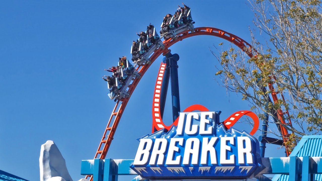 ICE BREAKER, 4K, New for 2022 at SeaWorld Orlando (Off-Ride)