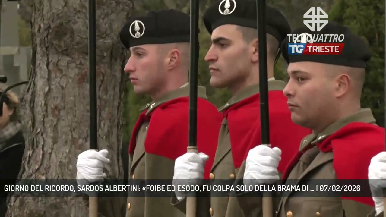 GIORNO DEL RICORDO, SARDOS ALBERTINI: «FOIBE ED ESODO, FU COLPA SOLO DELLA BRAMA DI ... | 07/02/2026