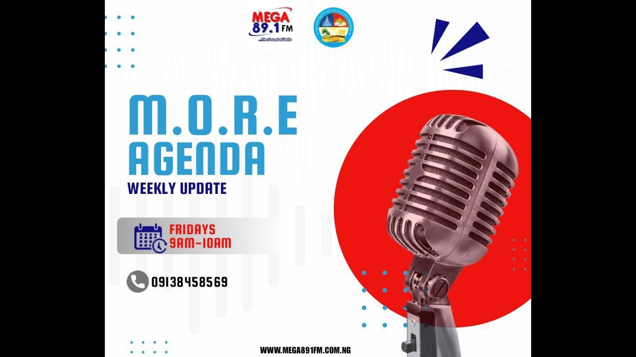 M O R E AGENDA: 1ST EDITION