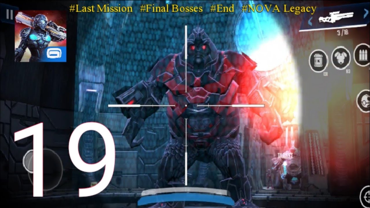 Final Bosses Last Mission 19 - N.O.V.A Legacy Gameplay Alien City #4