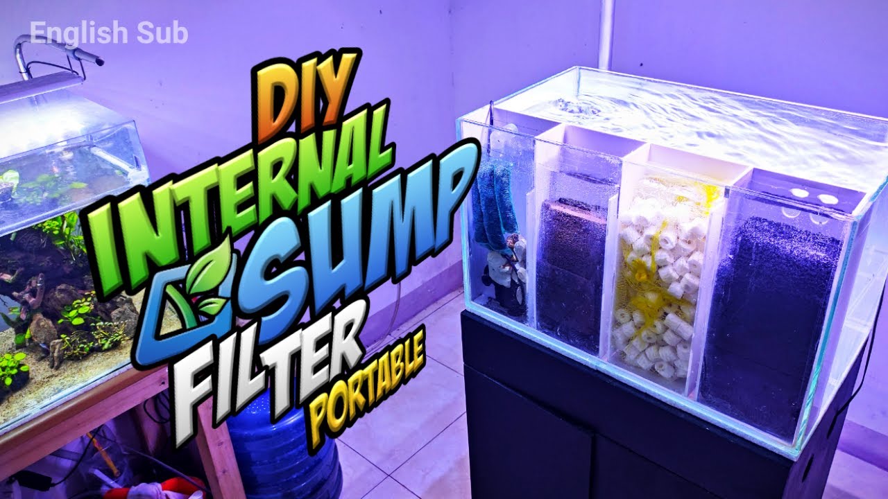 Membuat Internal Sump Filter Aquascape & Aquarium