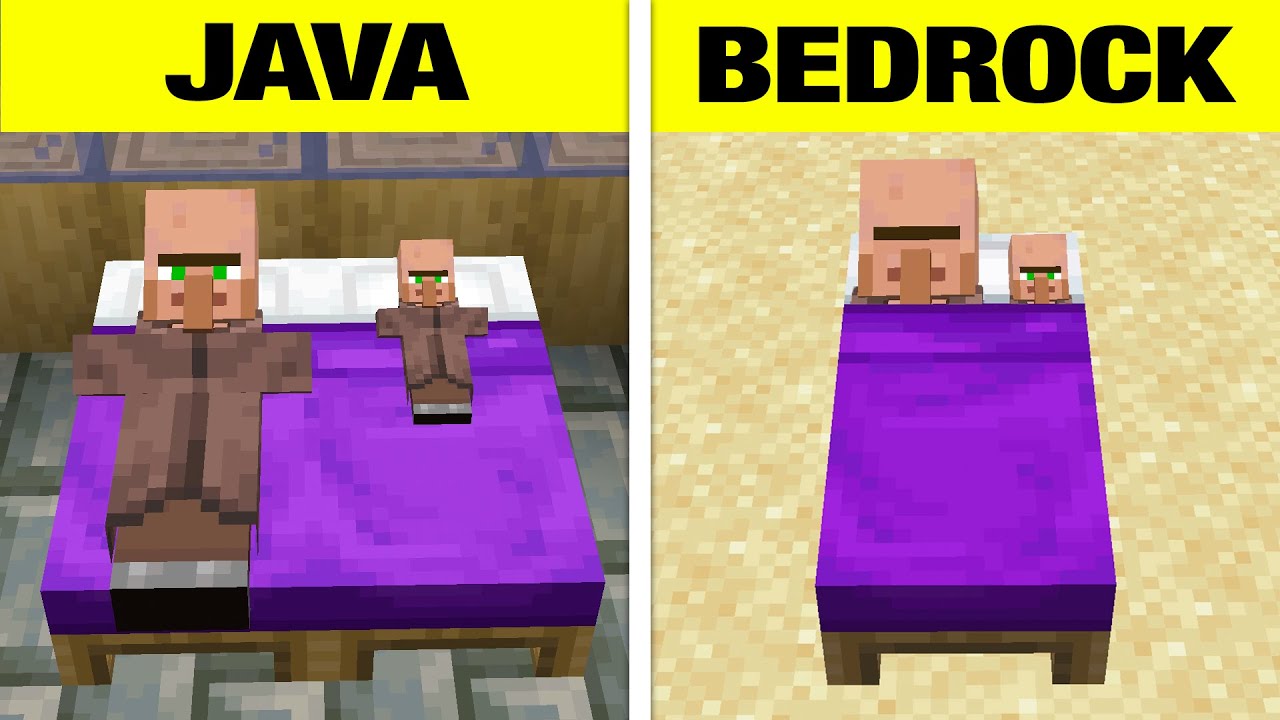 63 Minecraft Java vs Bedrock Differences