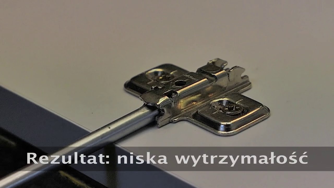 Zawiasy meblowe, prawidłowy montaż- Poradnik SLS Meble