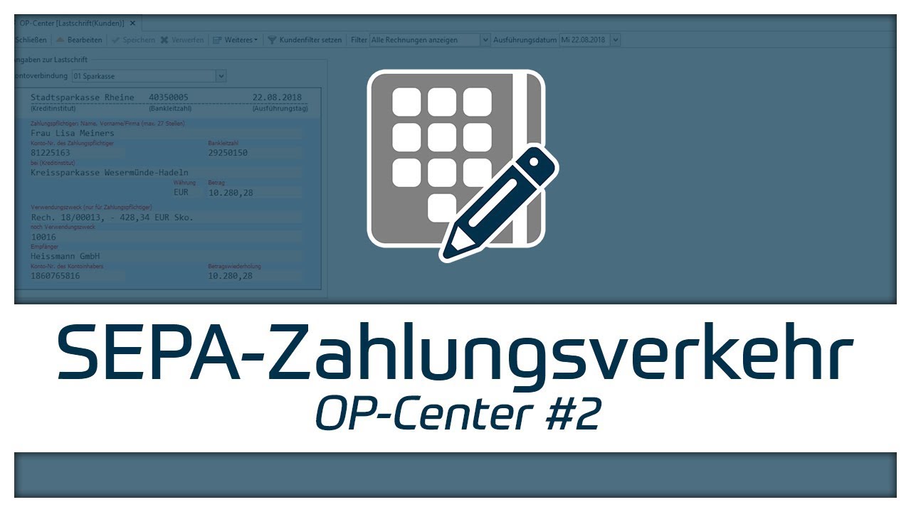 OP-Center #2 - SEPA-Zahlungsverkehr | TopKontor Handwerk