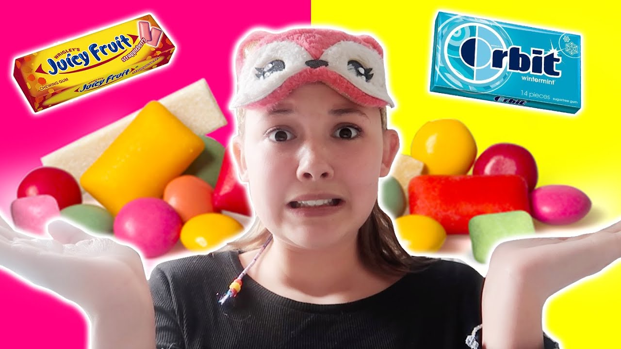 BLINDFOLD GUESS THE FLAVOUR CHEWING GUM CHALLENGE!