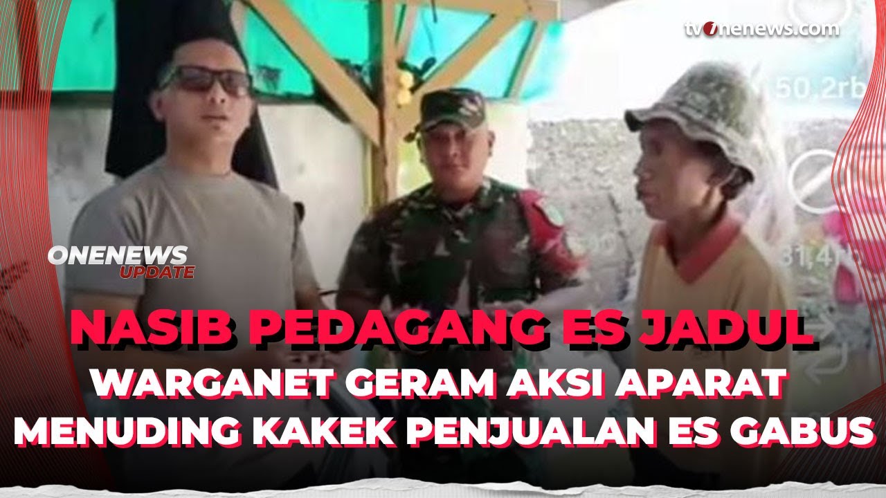 Viral! Aparat Tuduh Kakek Jual Es Jadul Dikira Spons, Ternyata Aman Dikonsumsi | OneNews Update