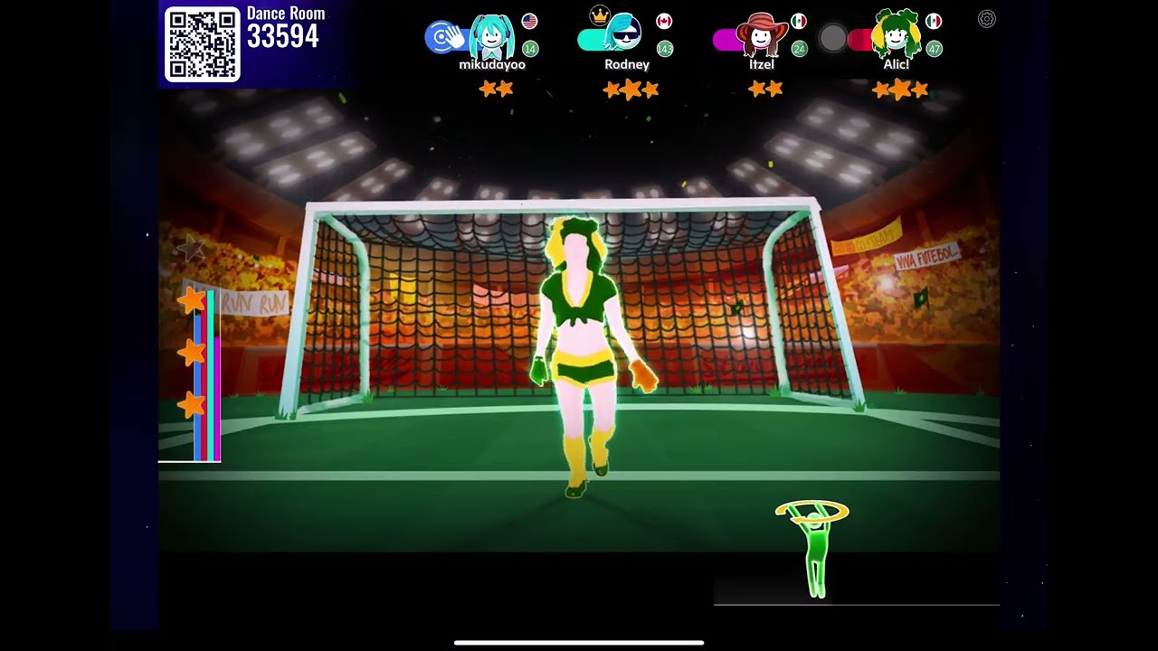 Futebol Crazy by The World Cup Girls/ Paul J. Borg Just Dance Now Gameplay [5 Stars 🌟]