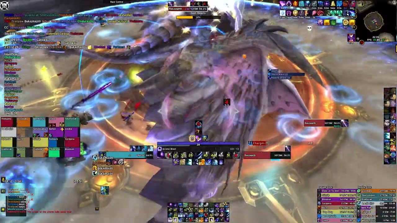 Wow Arcane Mage FireBears Razageth mythic kill 2.4.2023