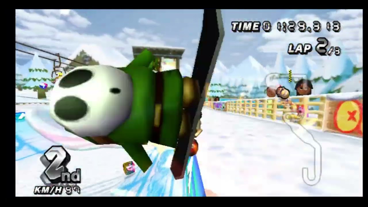 Mario Kart Wii Flower Cup VS intense CPU