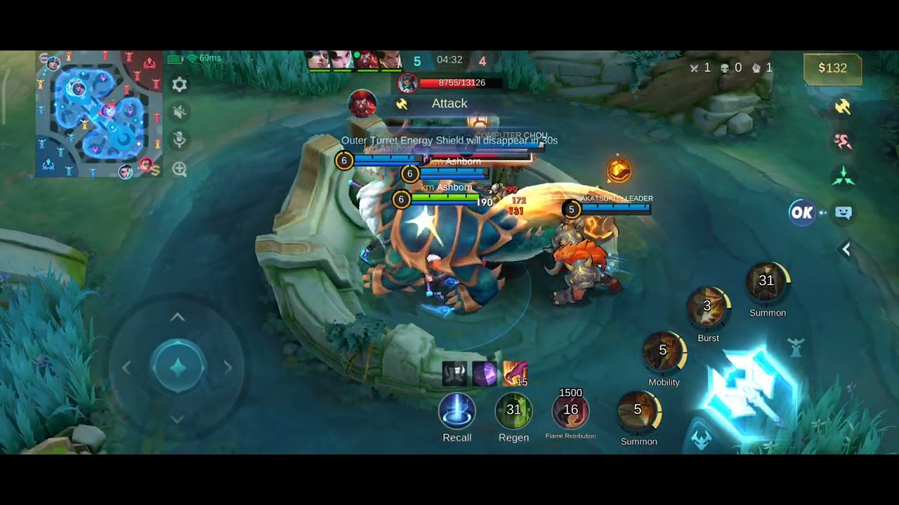 #moba lagend #sun game play 