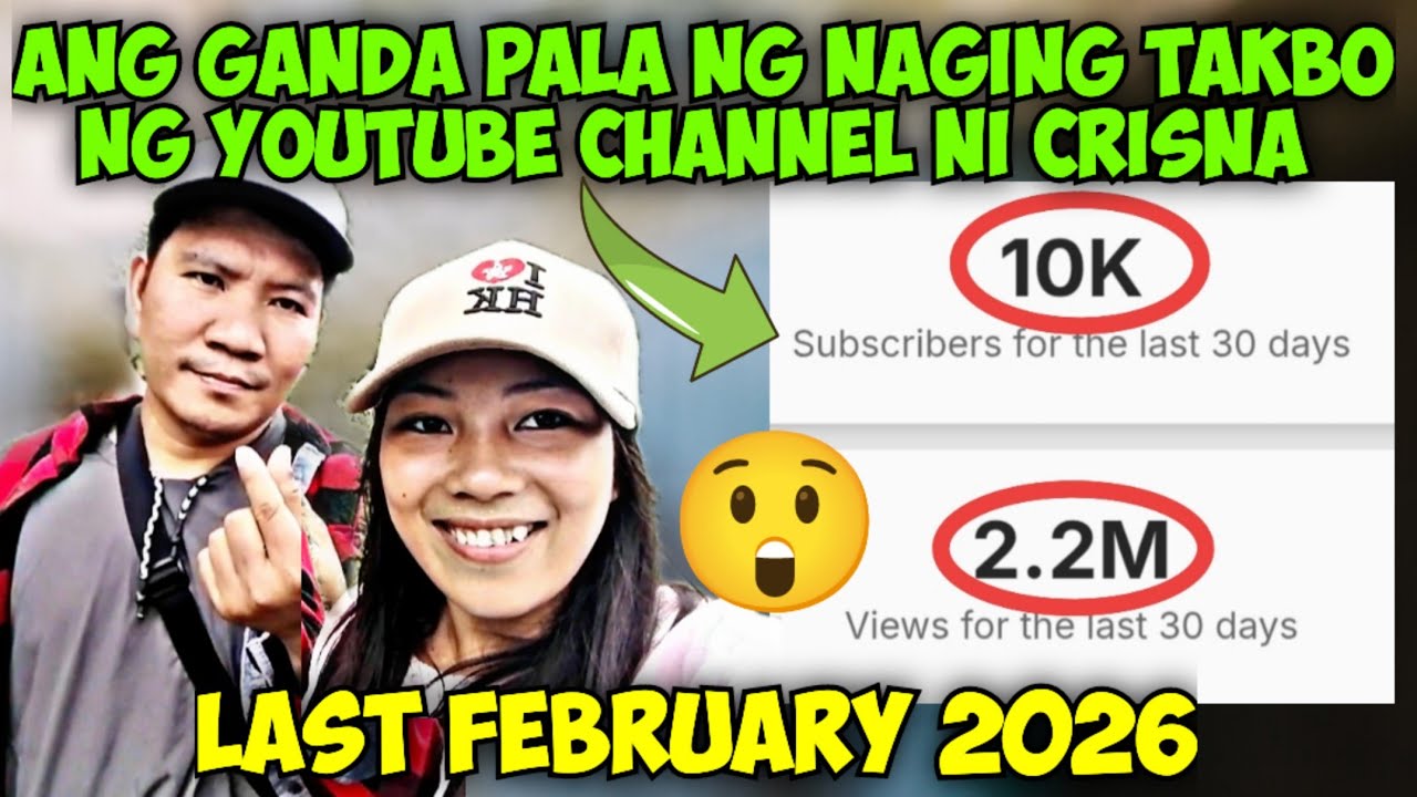 NAPAKAGANDA PALA NG NAGING TAKBO NG YOUTUBE CHANNEL NI CRISNA LAST FEBRUARY 2026 | PUGONG BYAHERO 