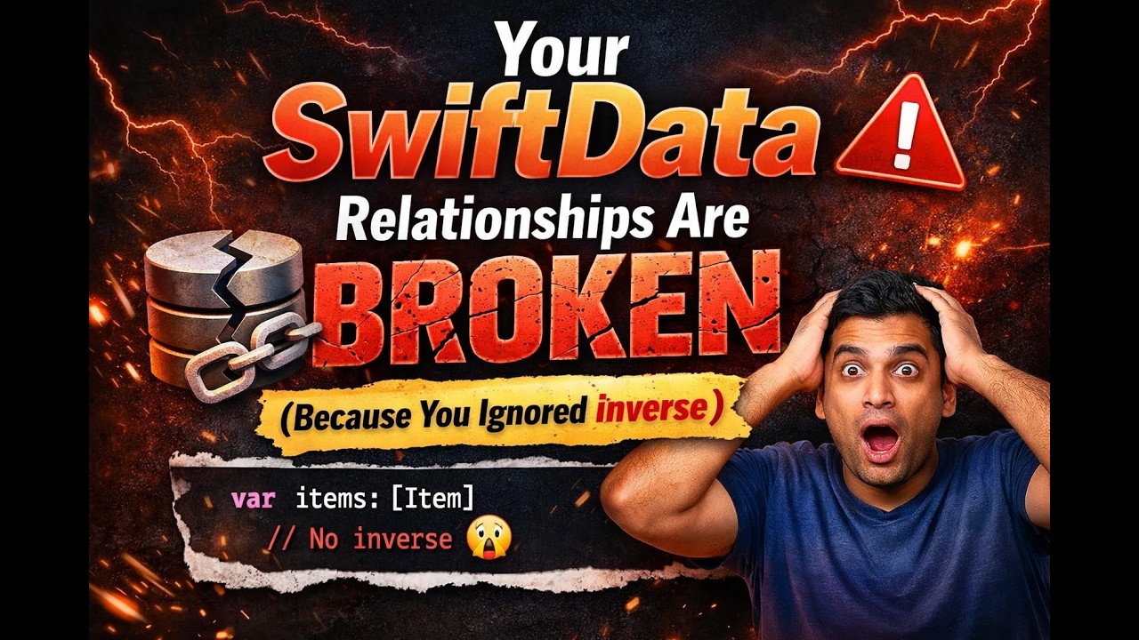 В ваших данных SwiftData нарушены связи (потому что вы проигнорировали обратные связи).