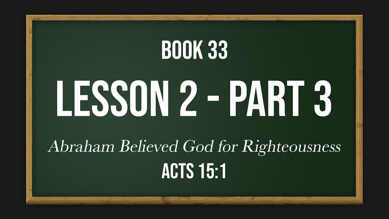 Les Feldick - 33-2-3 - Through the Bible Program #9819