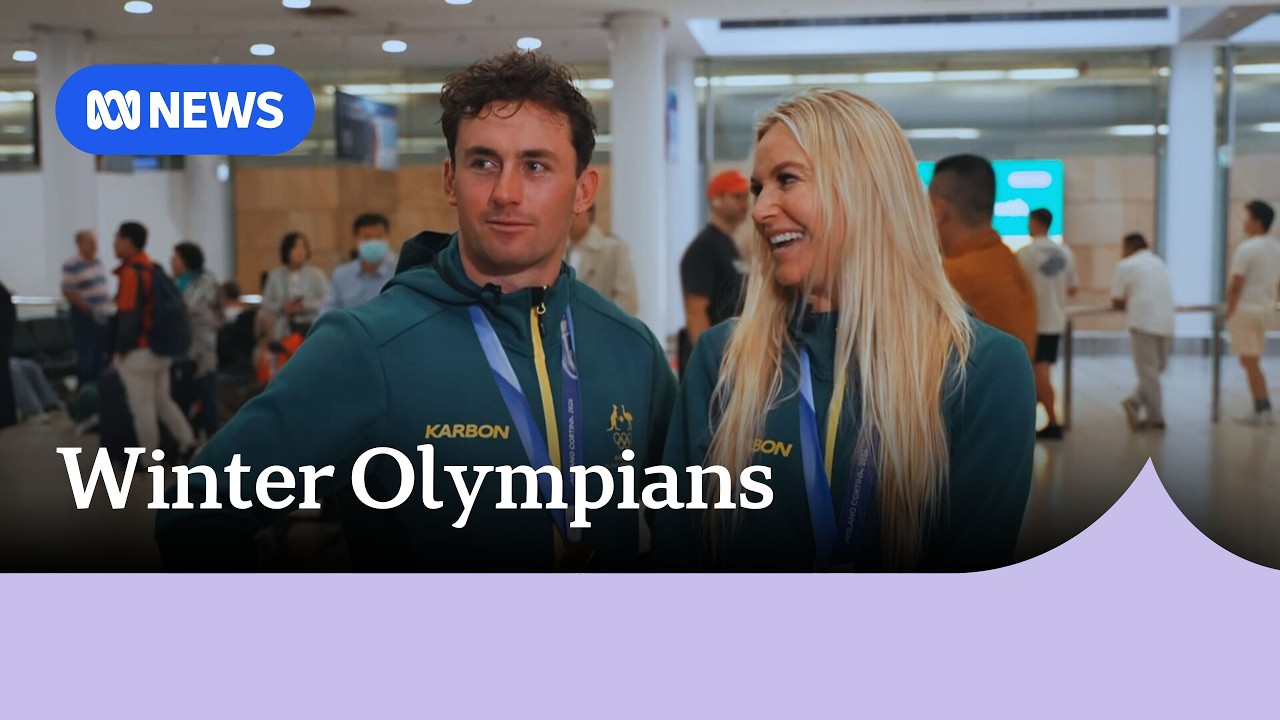 Australia's most successful winter Olympics team returns home | ABC NEWS