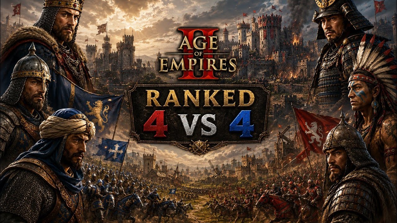 Black Forest 4 vs 4 Oyun 2  // Age of Empires 2: Definitive Edition