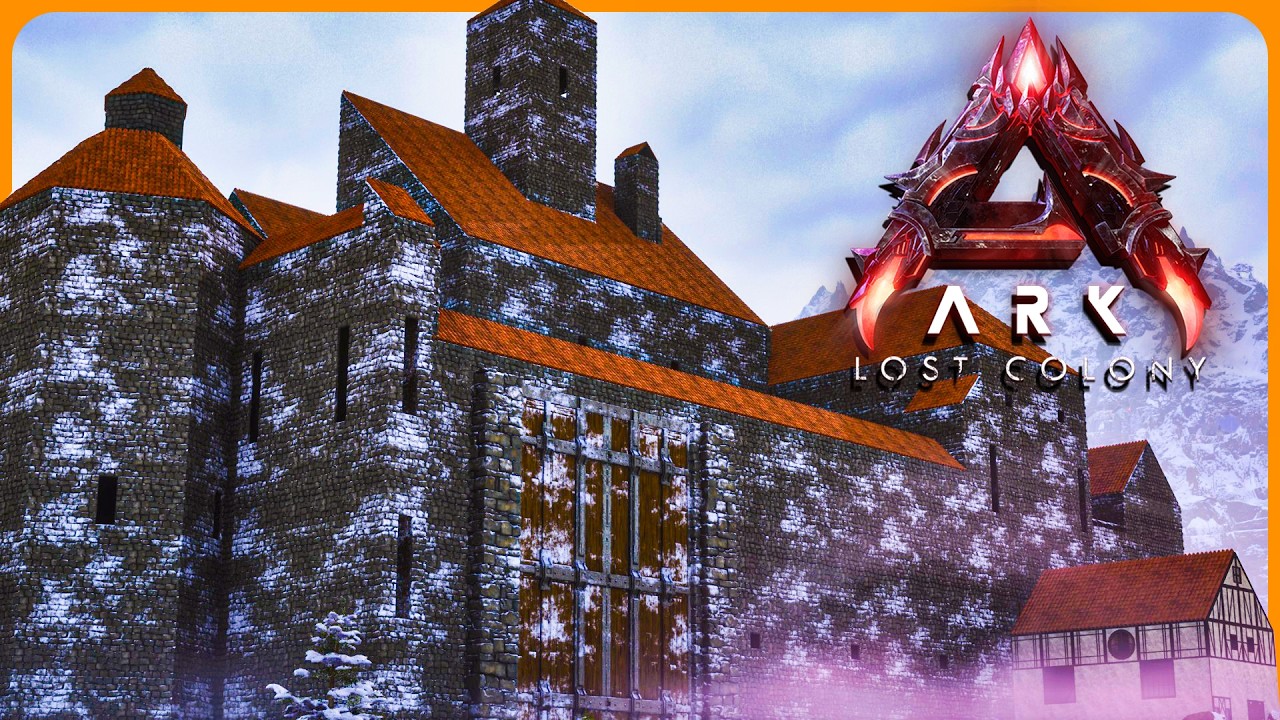 Я построил этот ЗНАМЕНИТЫЙ замок в ARK! | Затерянная колония №12