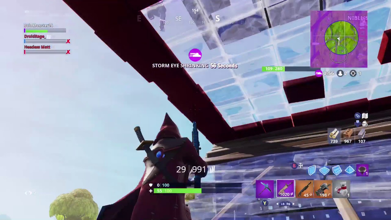 Fortnite last second win