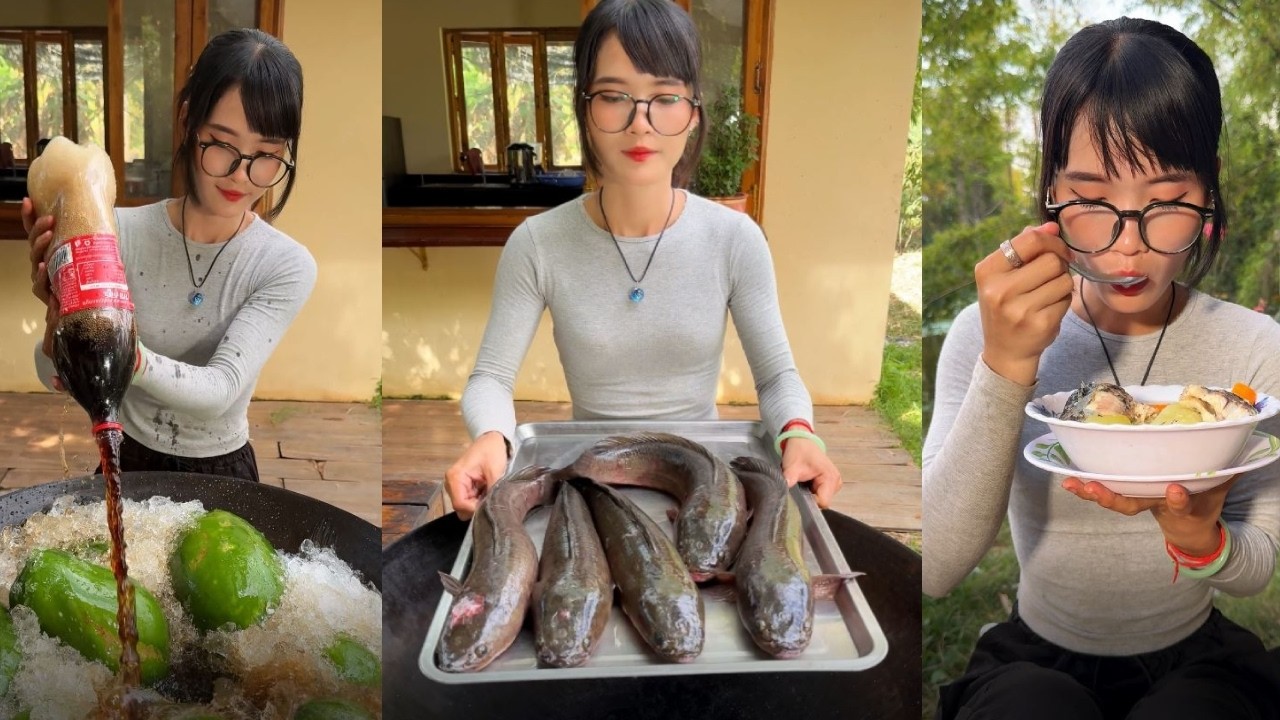 Cook fish soup with fresh papaya recipe