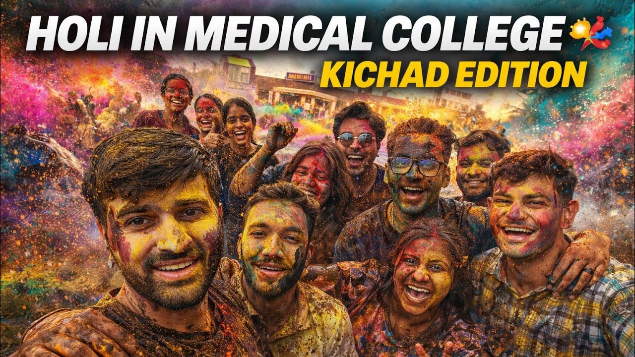 Medical college wali holi Ft Khichad edition | MAMC | Agroha | Mbbs life | Natkhat mbbs