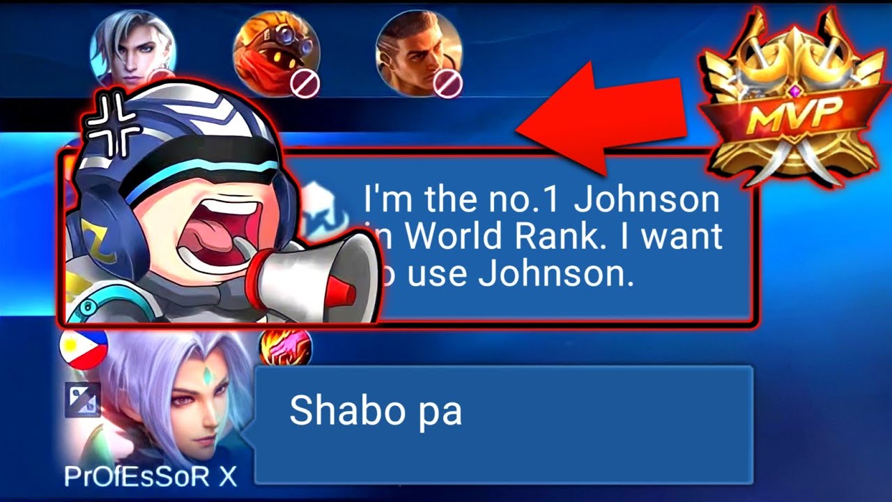 JOHNSON TOP 1 GLOBAL PRANK!! LT!!🤣 (MUST WATCH!)