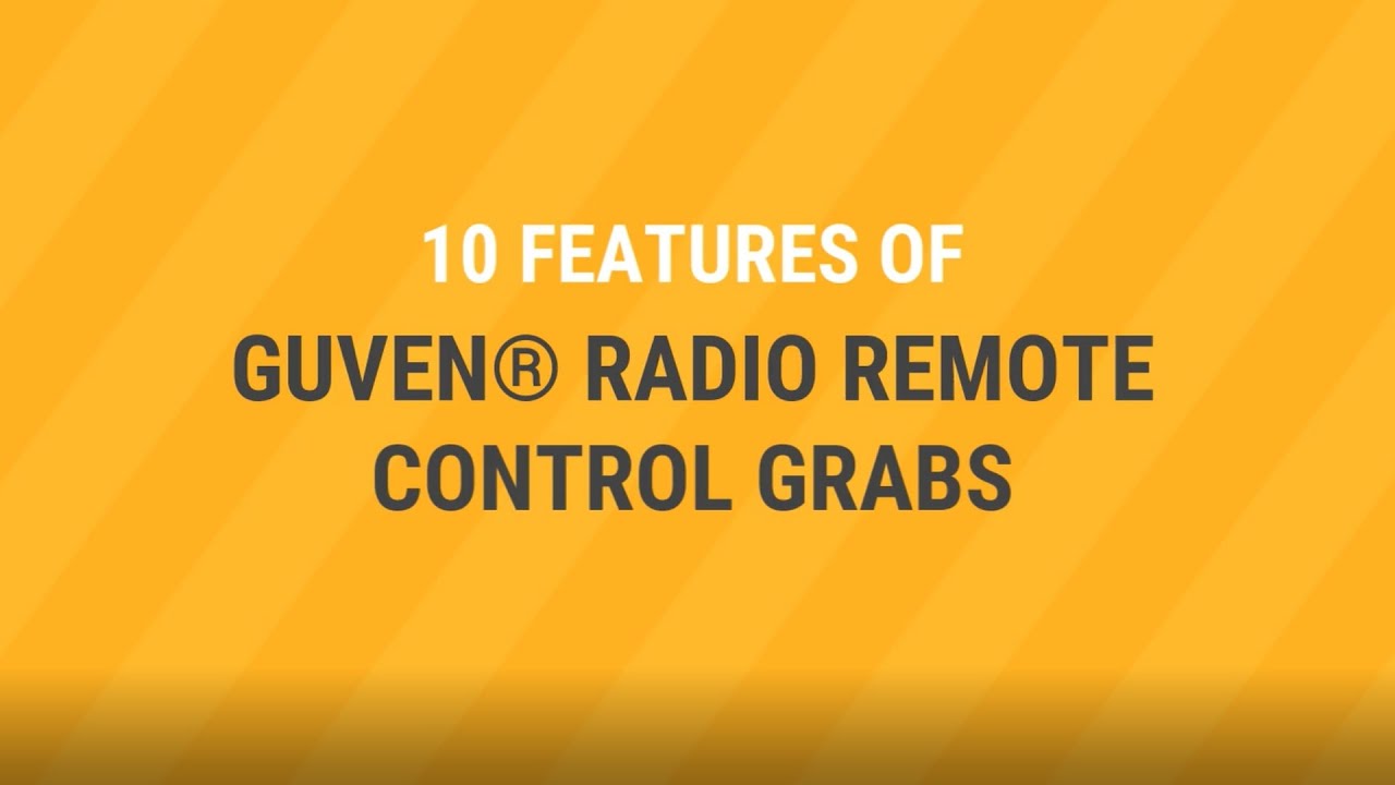 10 Features of Guven® Radio Remote Control Grab  - Wireless Battery Operated Grab