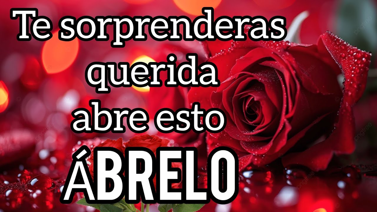 Te sorprenderas querida abre esto MI AMOR tú vives en mi DEDICATORIA DE AMOR linda para enamorar