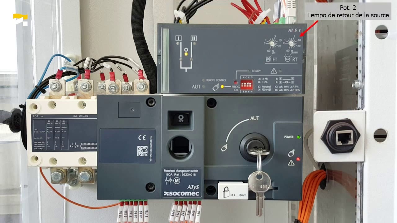 Comment mettre en service un inverseur de sources automatique ATyS t