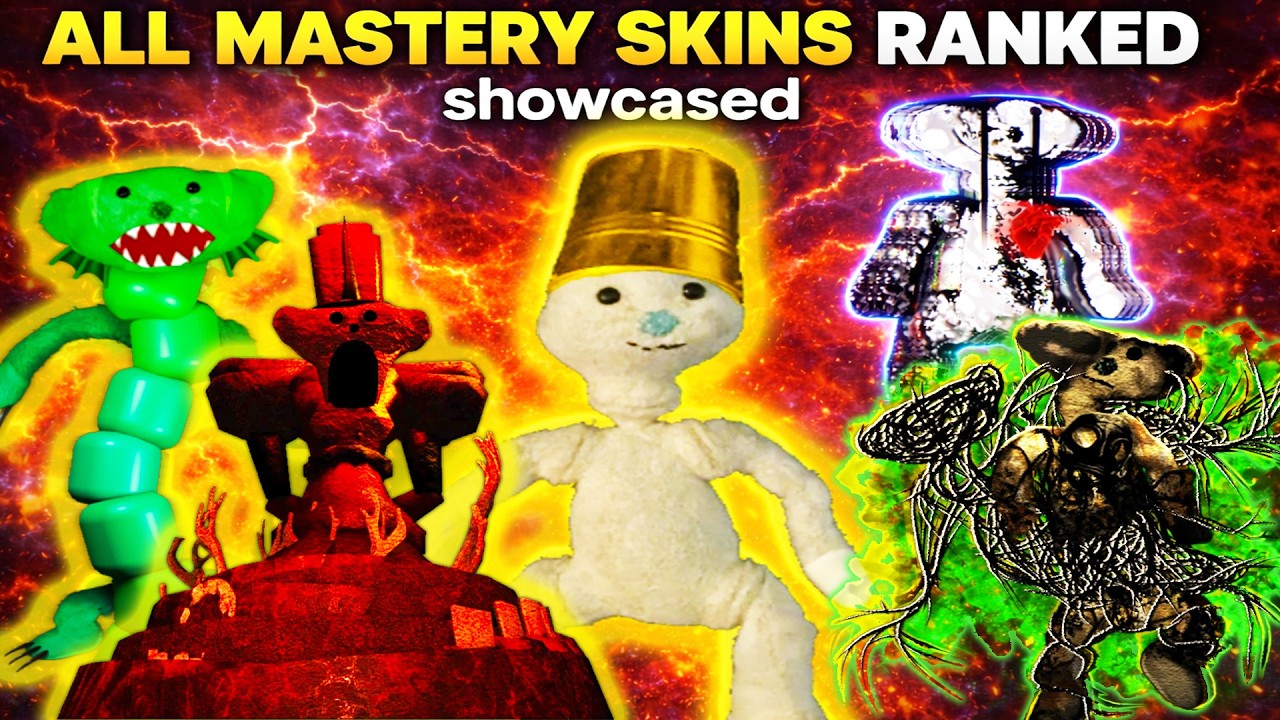 ALL 29 MASTERY SKINS RANKED / WORST TO BEST / SHOWCASED / BEAR ALPHA