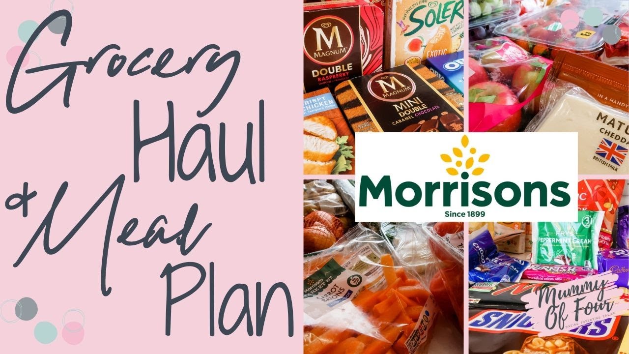HUGE MORRISONS GROCERY HAUL & MEAL PLAN LOCKDOWN MAY 2020 | LARGE FAMILY OF 6 | MUMMY OF FOUR UK