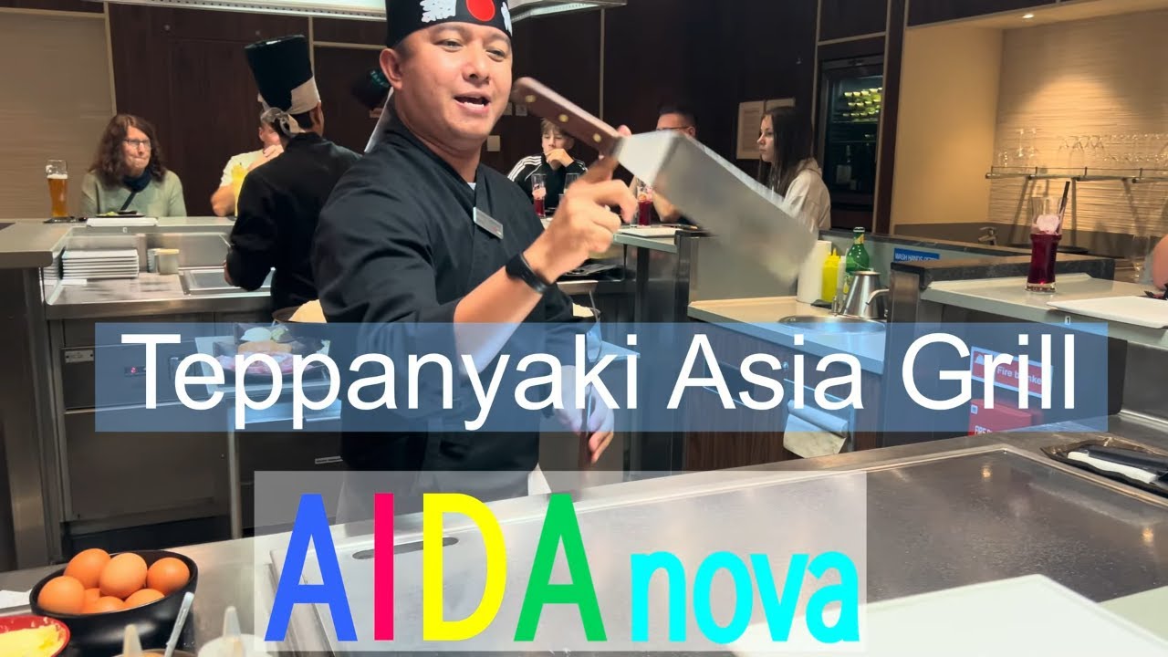 AIDAnova Teppanyaki Asia 🇯🇵 Grill