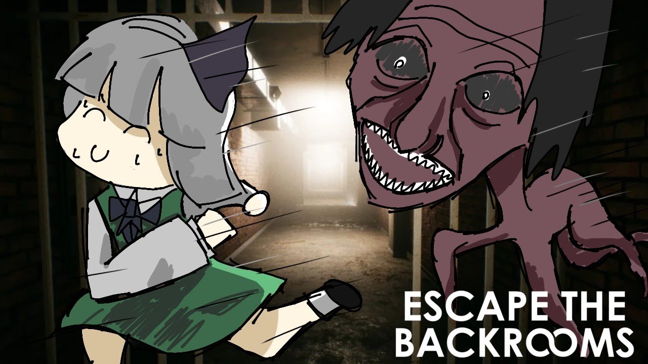 首が伸びる人面犬に襲われるホラゲー #part2  【Escape the backrooms】