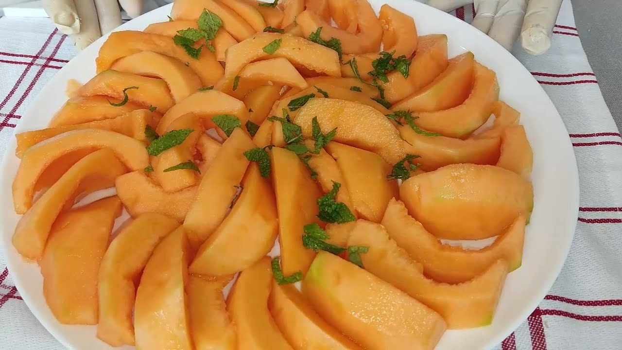 Comment couper un melon .