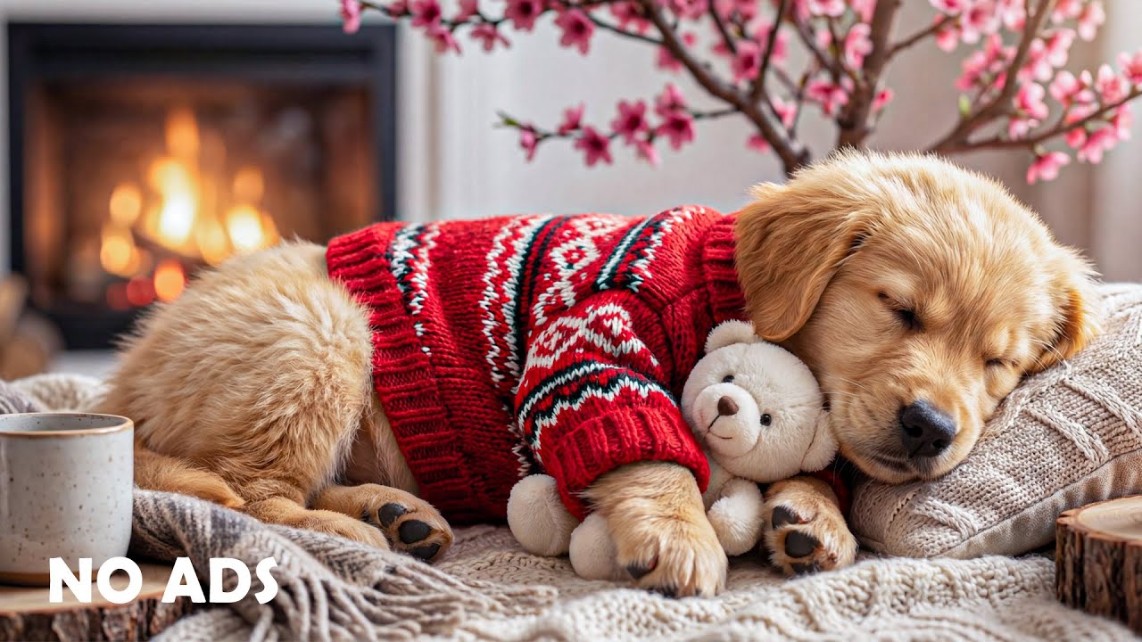 12 часов успокаивающей музыки для собак 🐶🌸 Снижение тревоги разлуки 🎵 Музыка для сна 💖