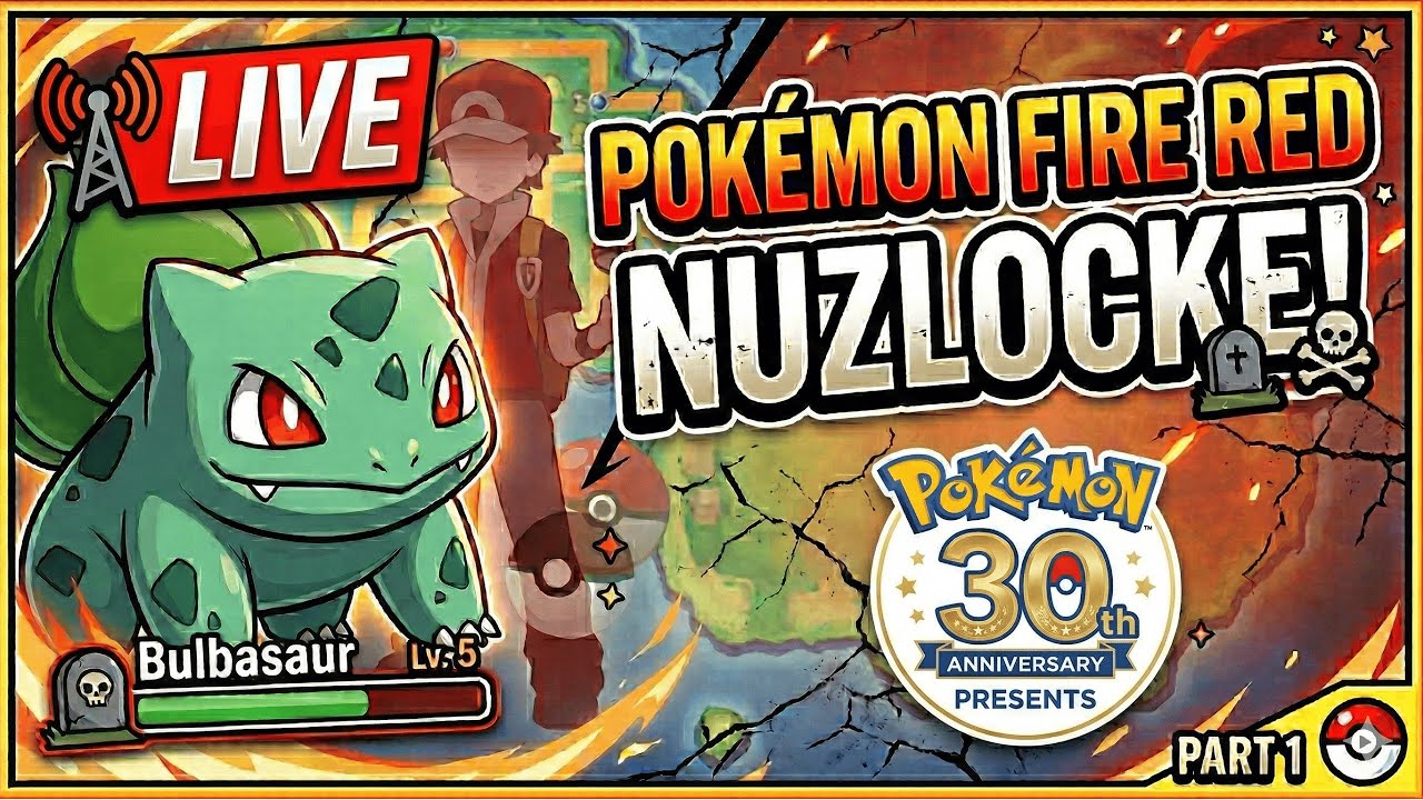 #shorts | Pokémon Day Presents! 30th Anniversary! | Pokémon FireRed Nuzlocke!